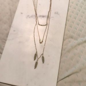 Triple layered necklace (one piece)